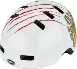Bell Lil Ripper Kinder Fahrradhelm - Gloss White Grizzly