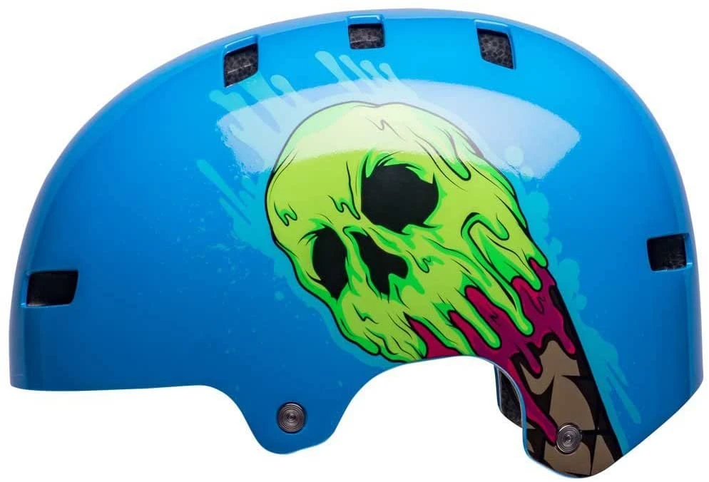 Bell Local Skaterhelm & Fahrradhelm-gloss Blue Ice Scream – Bild 2
