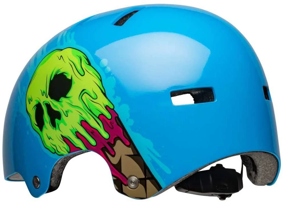 Bell Local Skaterhelm & Fahrradhelm-gloss Blue Ice Scream – Bild 3