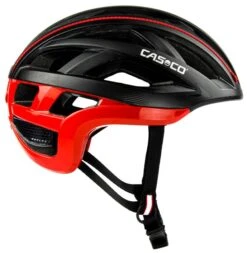 CASCO Cuda2 Strada Rennradhelm - Schwarz-rot-Struktur