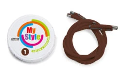 MyStyle Streifen Für Casco Fahrradhelm/Reithelm-Braun/Reflektor