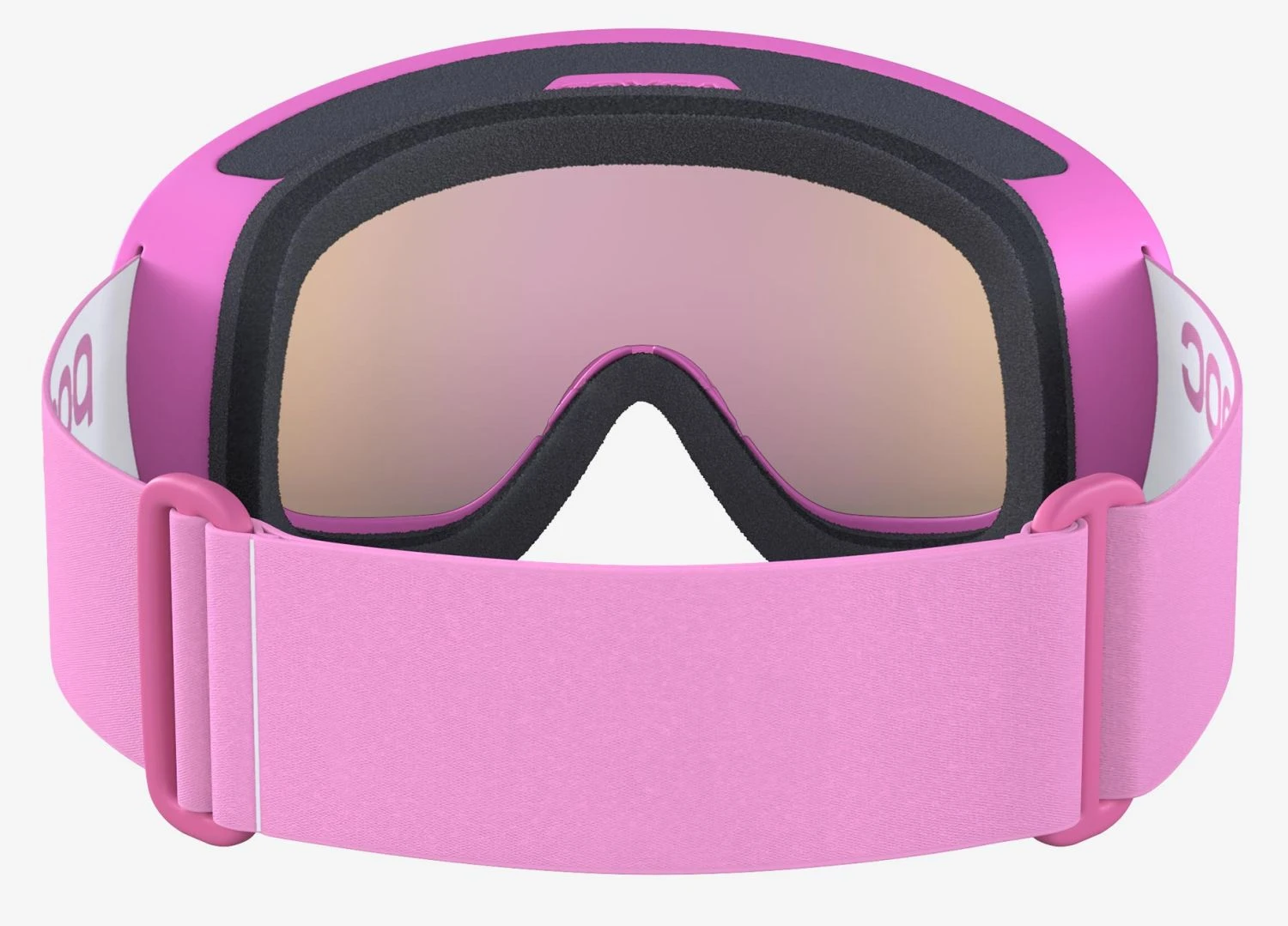 POC Fovea Mid Clarity Skibrille - Actinium Pink/Spektris Orange – Bild 2