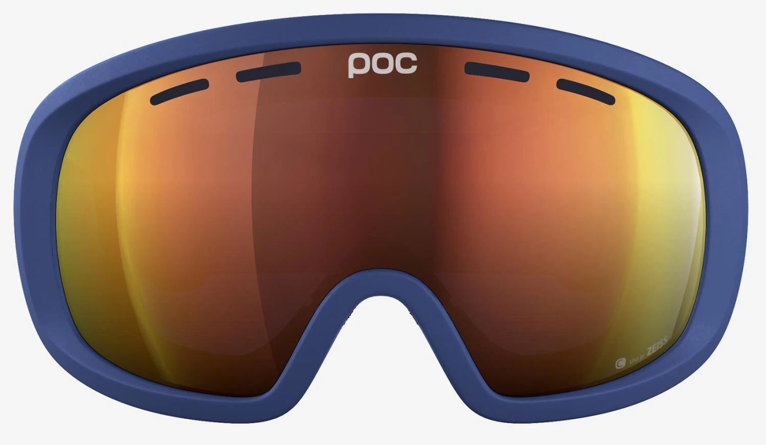 POC Fovea Mid Clarity Skibrille - Lead Blue/Spektris Orange – Bild 2