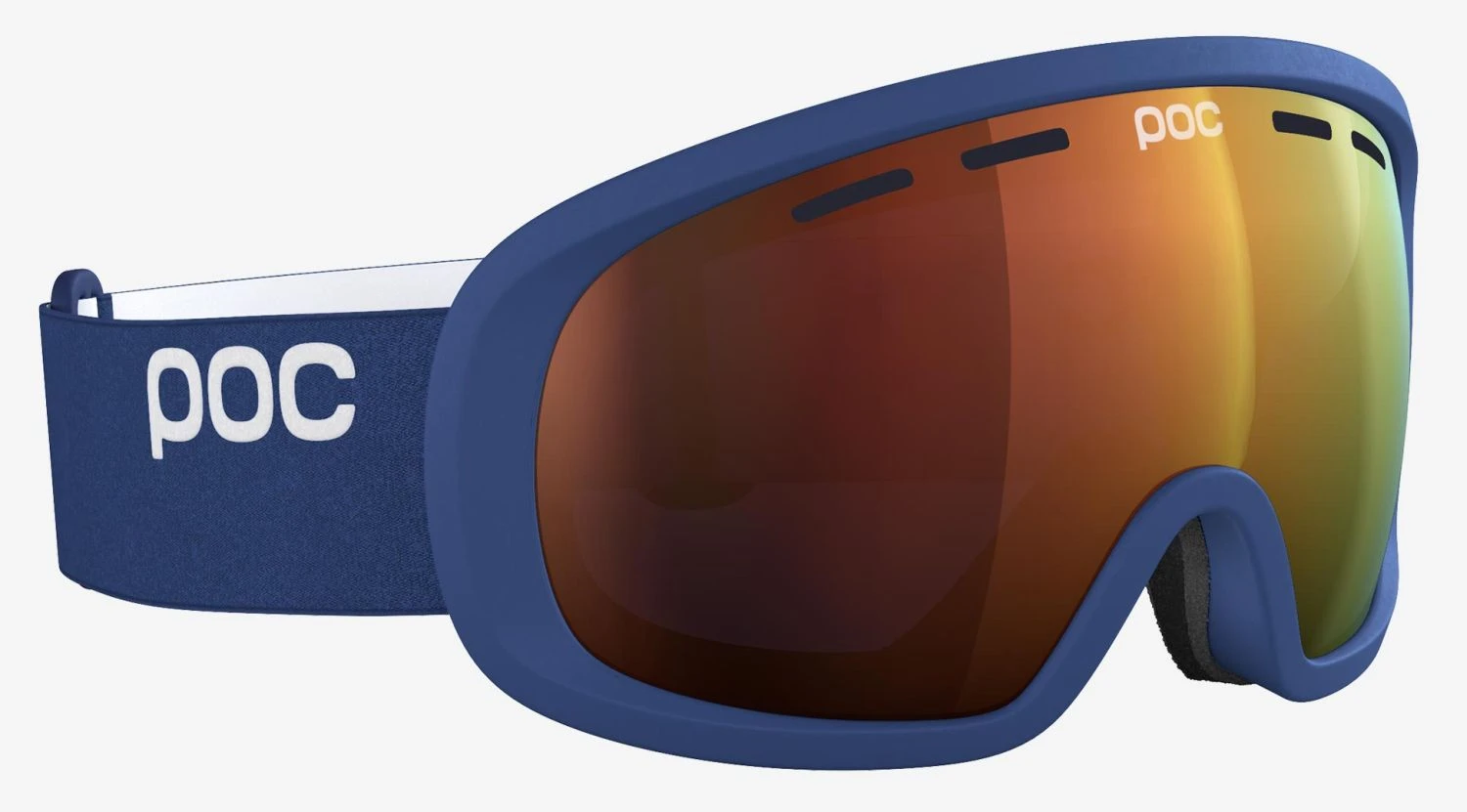 POC Fovea Mid Clarity Skibrille - Lead Blue/Spektris Orange – Bild 3