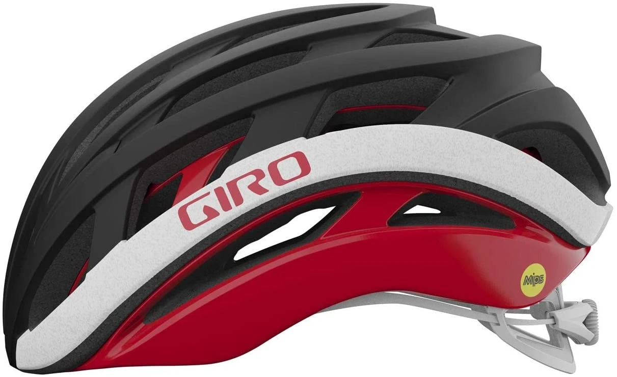 Giro Helios Spherical Mips Rennradhelm - Matte Black Red