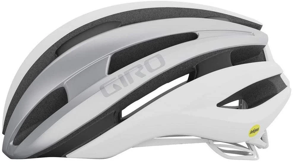 Giro Synthe MIPS II Rennradhelm - Mat White/silver