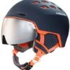 HEAD RACHEL Visier-Skihelm - Blue-salmon Mat