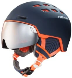 HEAD RACHEL Visier-Skihelm - Blue-salmon Mat