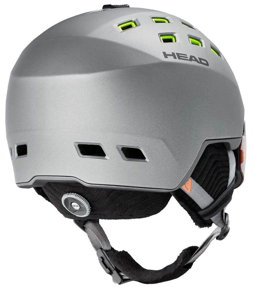HEAD RADAR Visier-Skihelm - Anthracite Lime – Bild 2