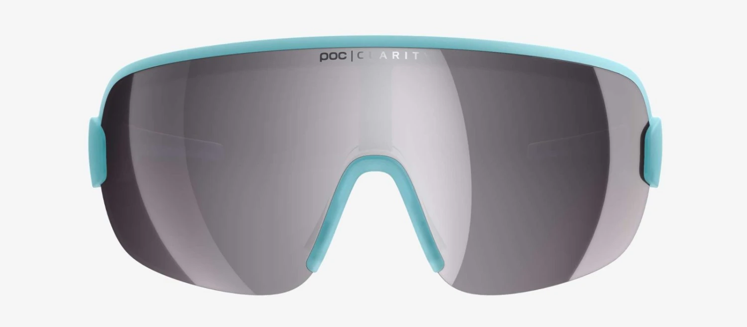POC AIM Rennradbrille - Kalkopyrit Blue/Violett Silver Mirror S3 – Bild 2