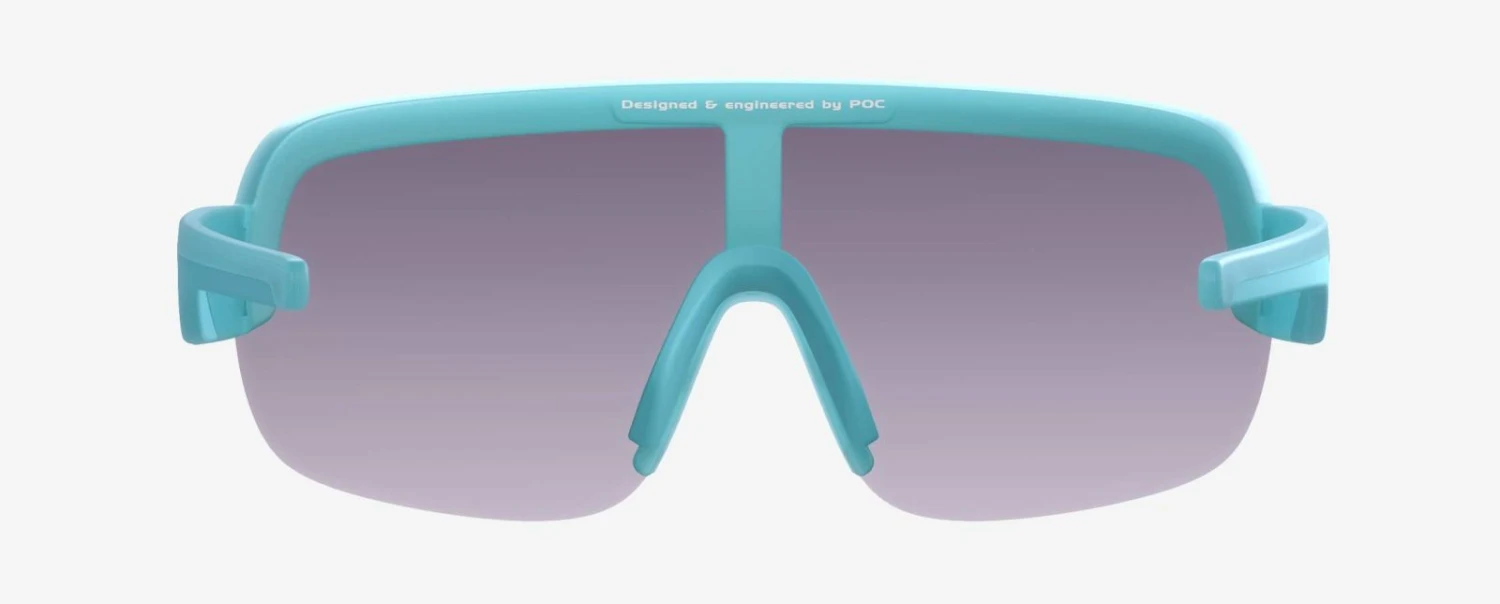 POC AIM Rennradbrille - Kalkopyrit Blue/Violett Silver Mirror S3 – Bild 3