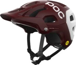 POC Tectal Race MIPS Mountainbike-Helm - Garnet Red/Hydrogen White Matt