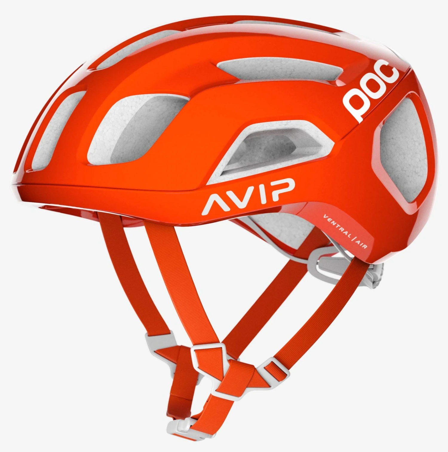 POC Ventral Air Spin Rennradhelm - Zink Orange AVIP