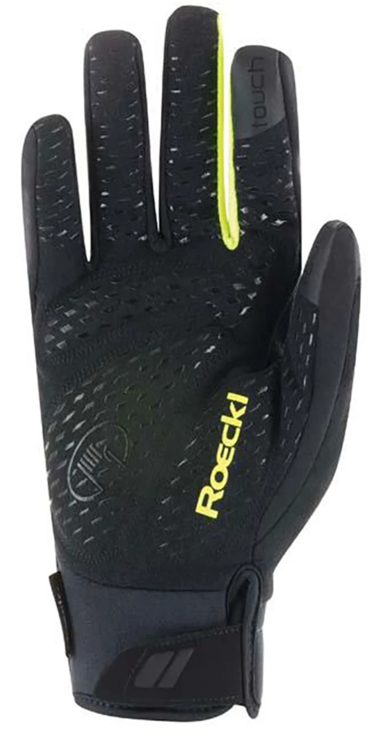 Roeckl Ranten Fahrrad-Handschuh - Black/fluo Yellow – Bild 2