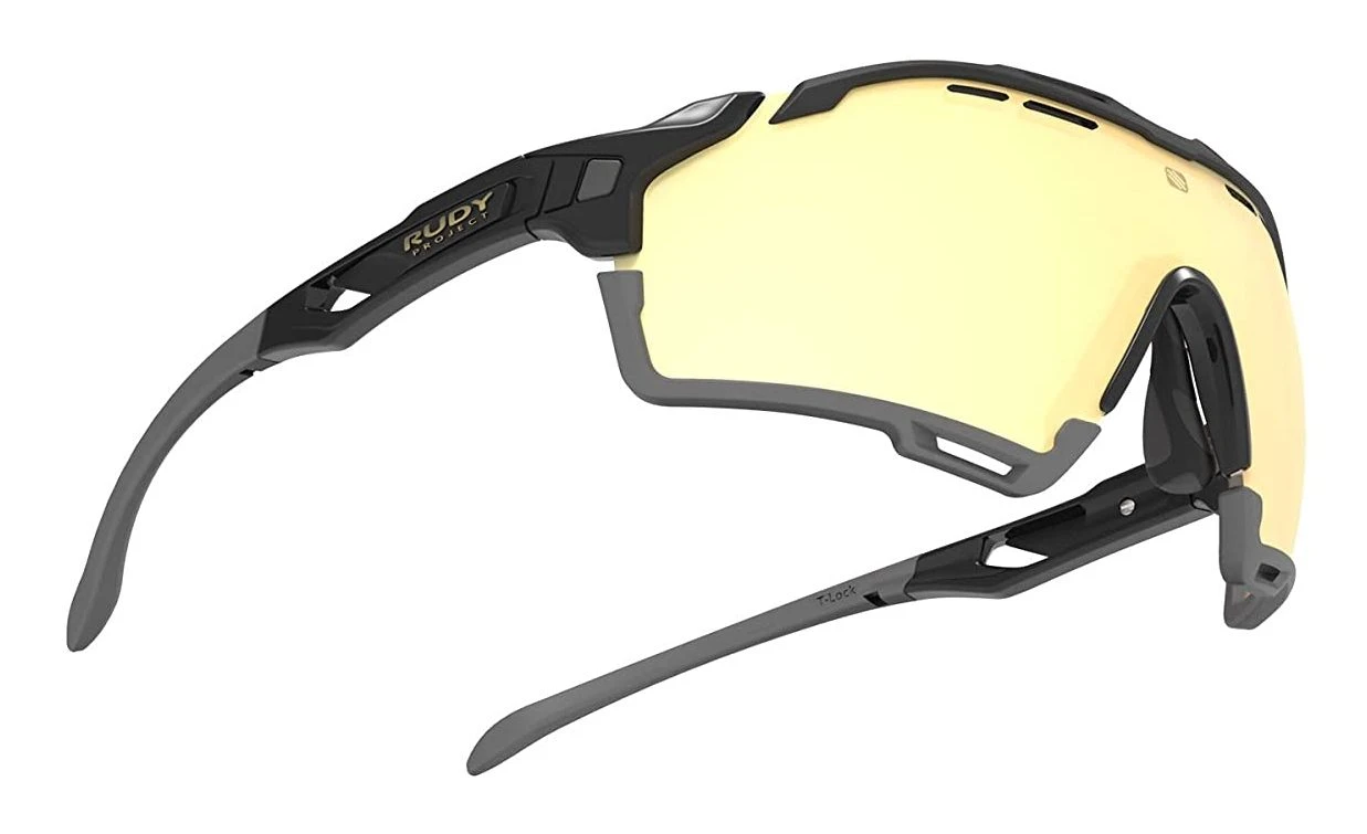 Rudy Project Cutline Sportbrille - Black Gloss/MultiLaser Gold – Bild 3