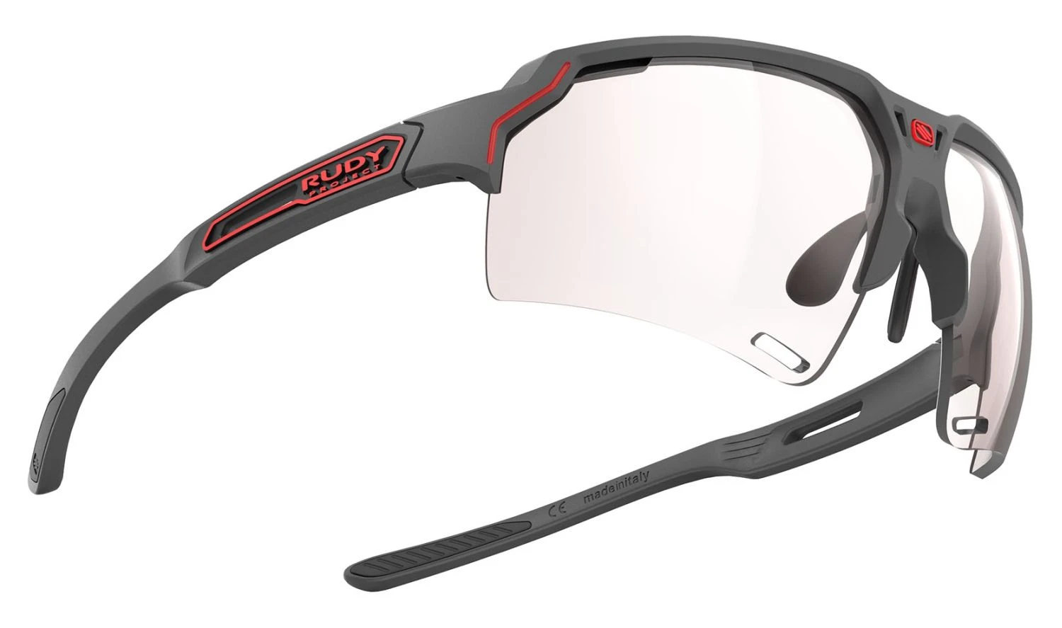 Rudy Project Deltabeat Sportbrille - Charcoal Matte - ImpactX 2 Red – Bild 3