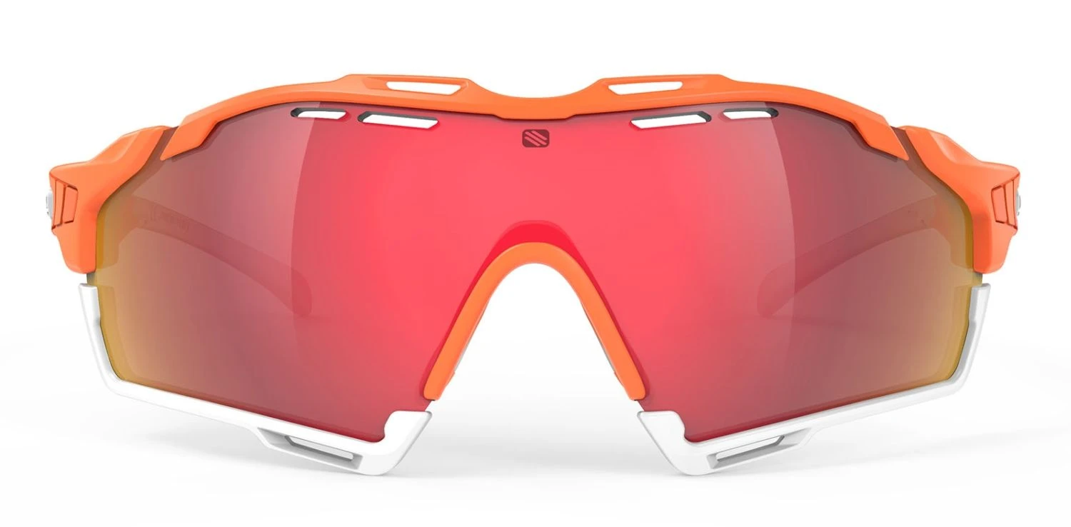 Rudy Project Cutline Sportbrille - Mandarin Fade/coral Matt/Multilaser Red – Bild 2
