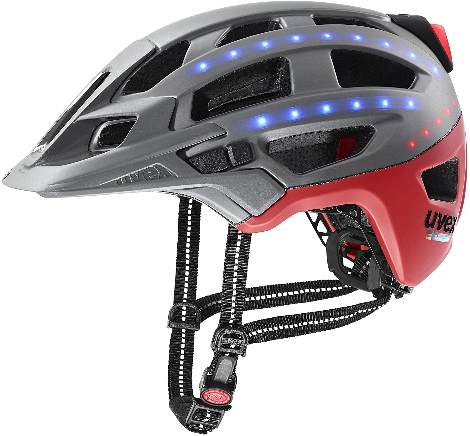 Uvex Finale 2.0 Light Fahrradhelm-silver Red Mat