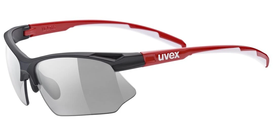 Uvex Sportstyle 802 Vario Sportbrille - Black Red White
