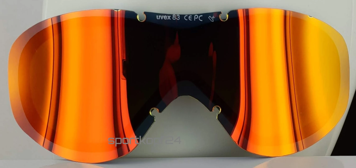 Ersatzglas Für Uvex Skibrille - Uvex Wizzard/litemirror Red S3 (83)