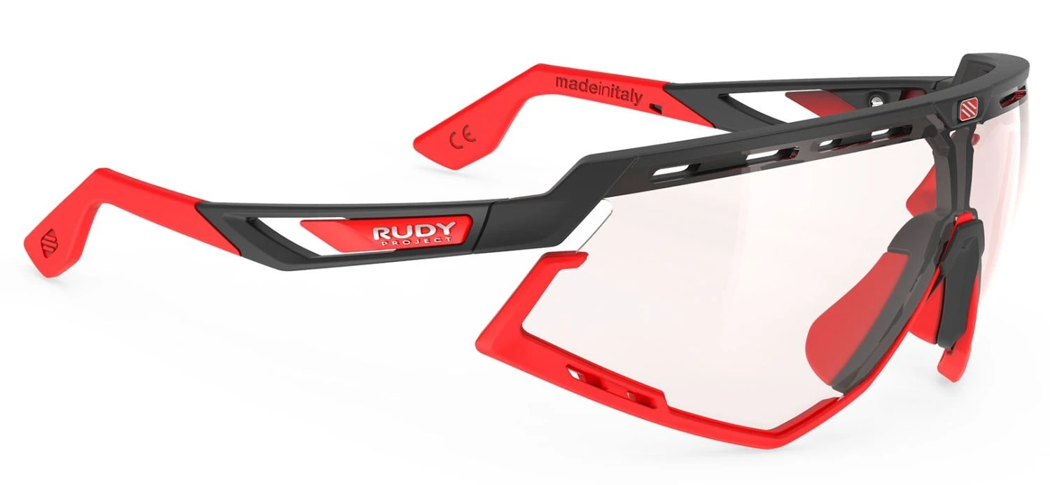 Rudy Project Defender Sportbrille -black Mat-Red Fluo/ImpactX Photochromic