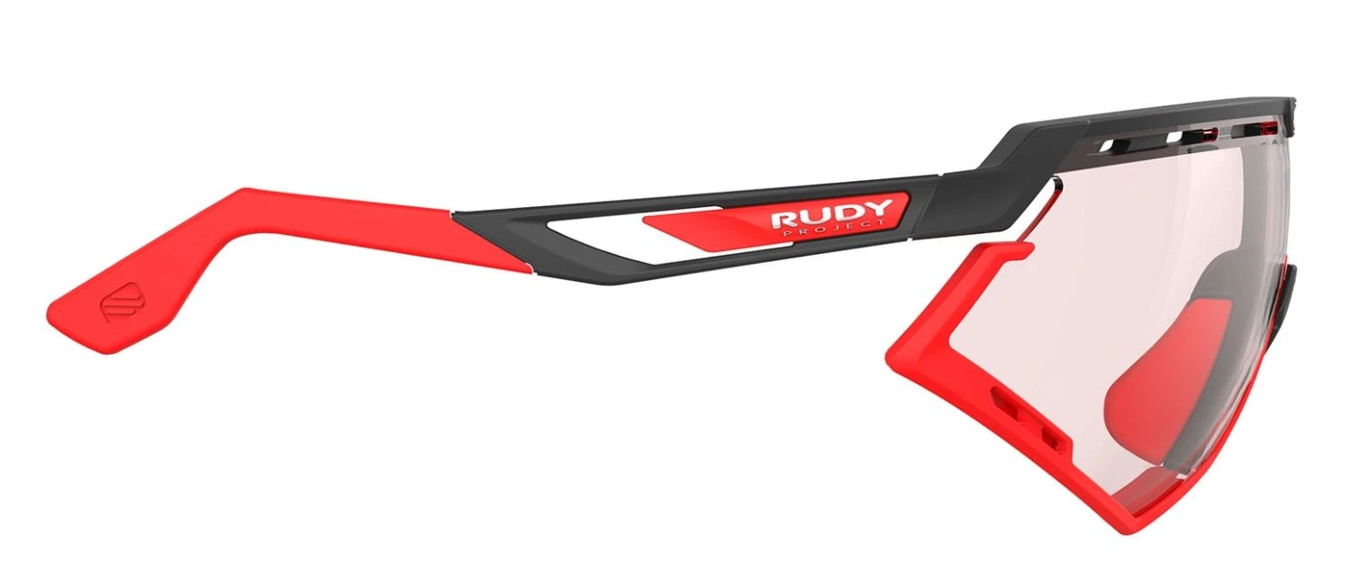 Rudy Project Defender Sportbrille -black Mat-Red Fluo/ImpactX Photochromic – Bild 4
