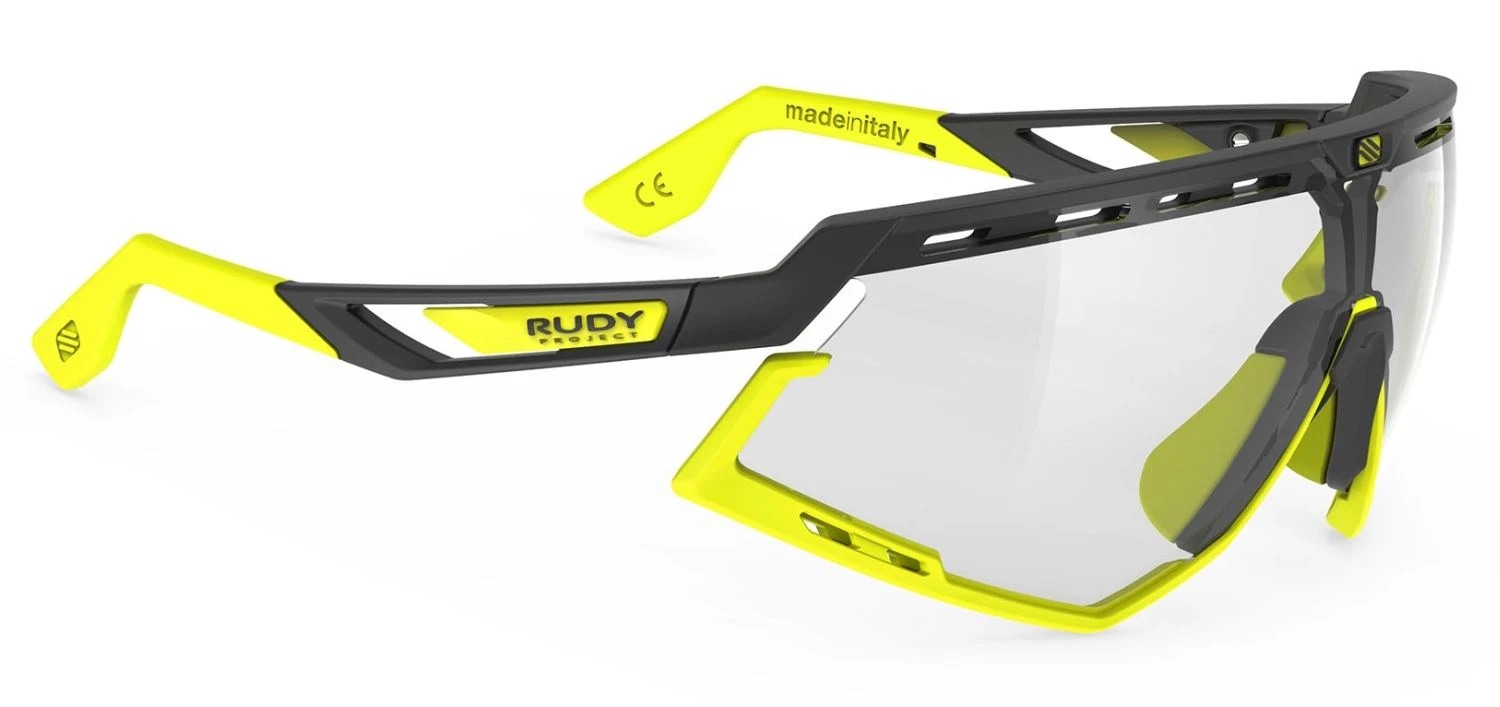 Rudy Project Defender Sportbrille -black Mat-Yellow Fluo/ImpactX Photochromic