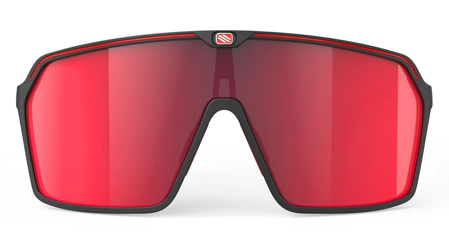Rudy Project Spinshield Sportbrille - Black Matte / Multilaser Red – Bild 2