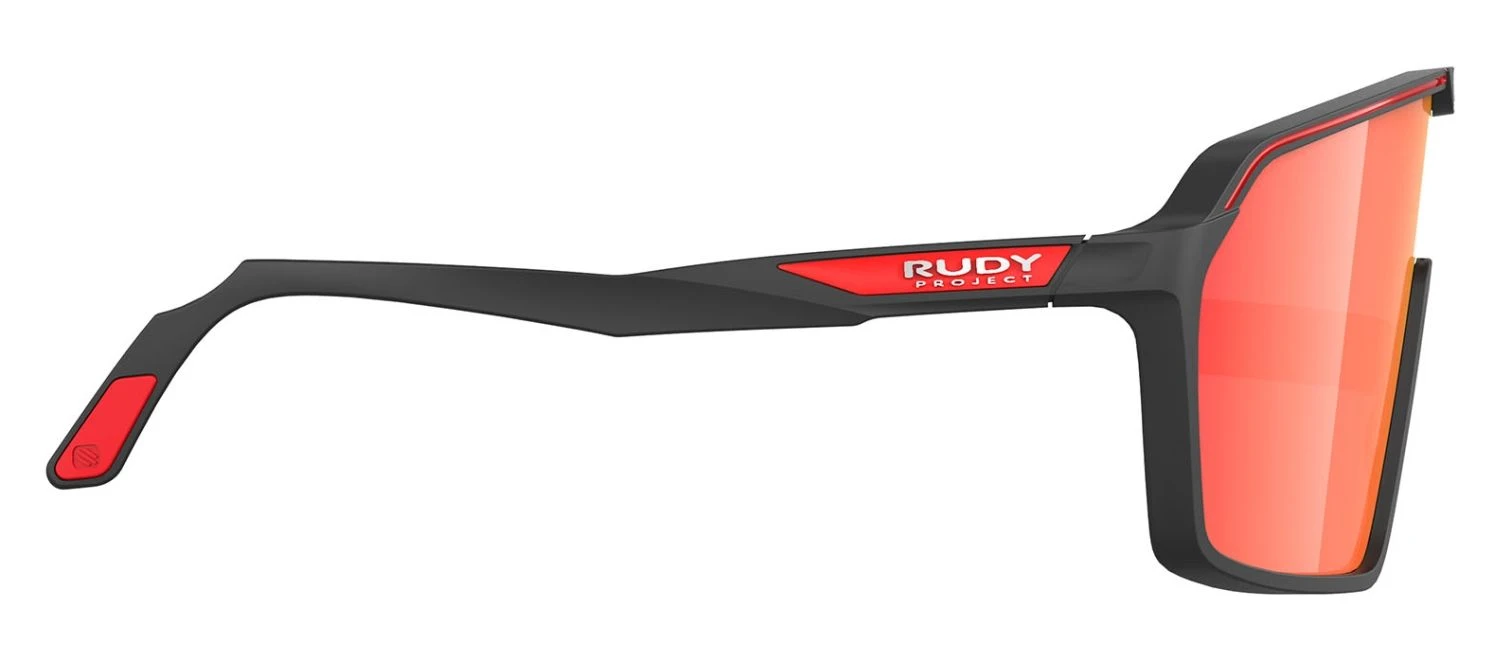 Rudy Project Spinshield Sportbrille - Black Matte / Multilaser Red – Bild 4