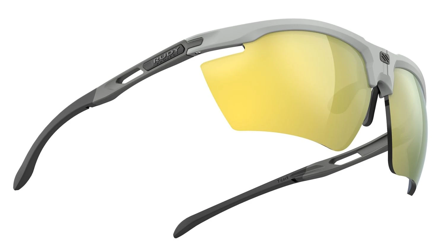 Rudy Project Magnus Sportbrille - Light Grey Matte - Multilaser Yellow – Bild 3