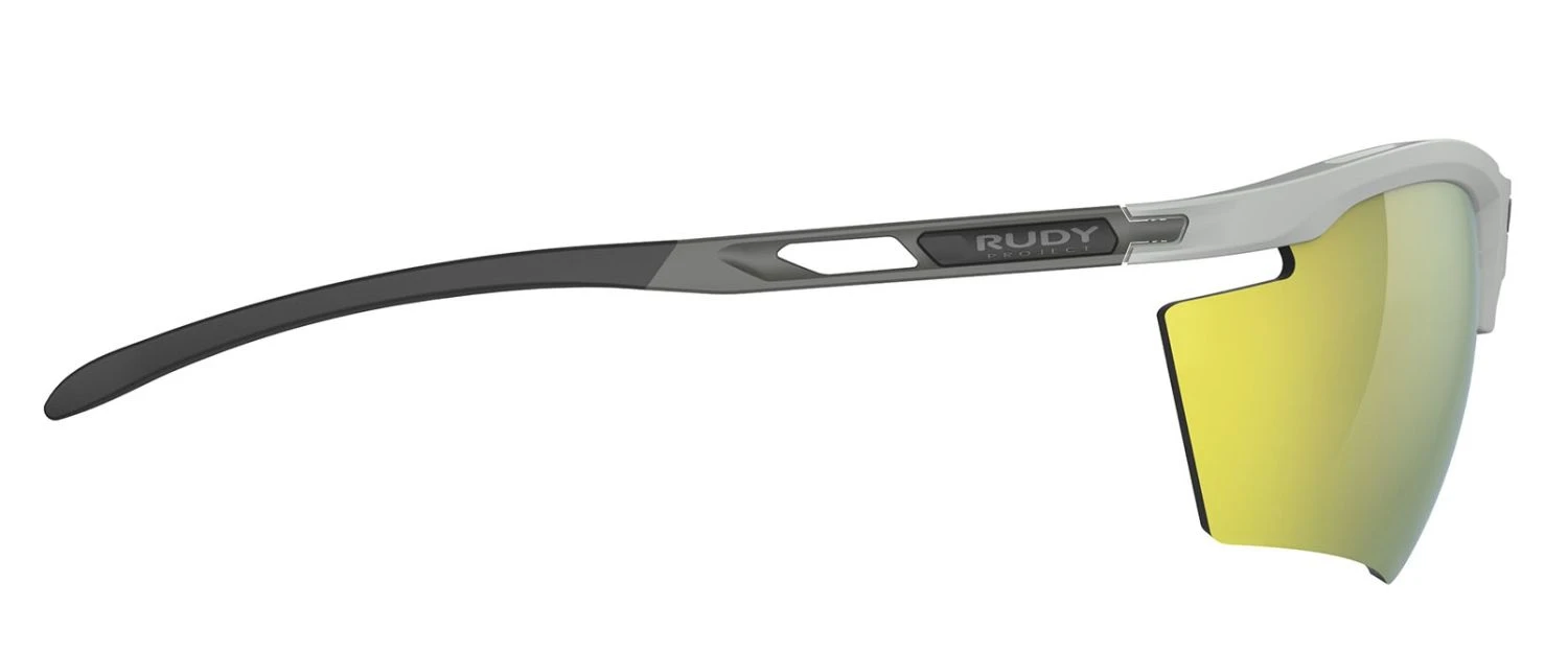 Rudy Project Magnus Sportbrille - Light Grey Matte - Multilaser Yellow – Bild 4