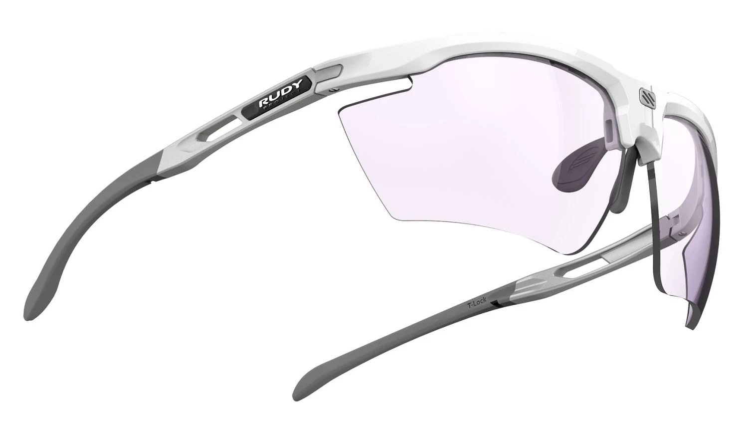 Rudy Project Magnus Sportbrille - White Gloss - ImpactX 2 Laser Purple – Bild 3