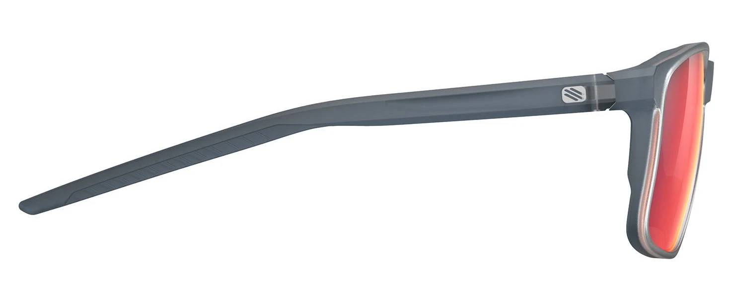 Rudy Project Overlap Sonnenbrille - Ice Blue Metal Matte / Multilaser Red – Bild 4