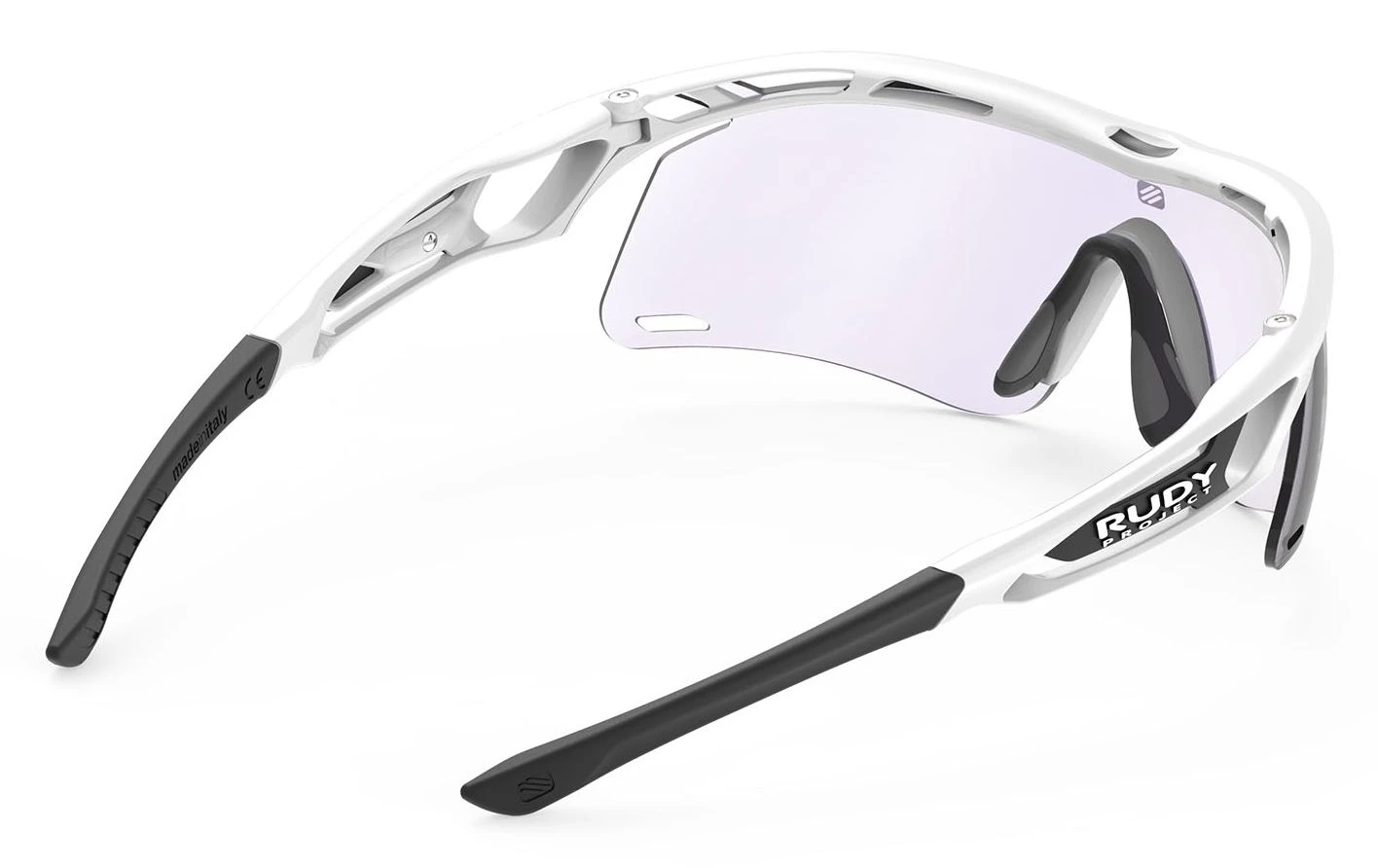 Rudy Project Tralyx+ Slim Sportbrille - White Gloss/ImpactX Photochromic – Bild 5