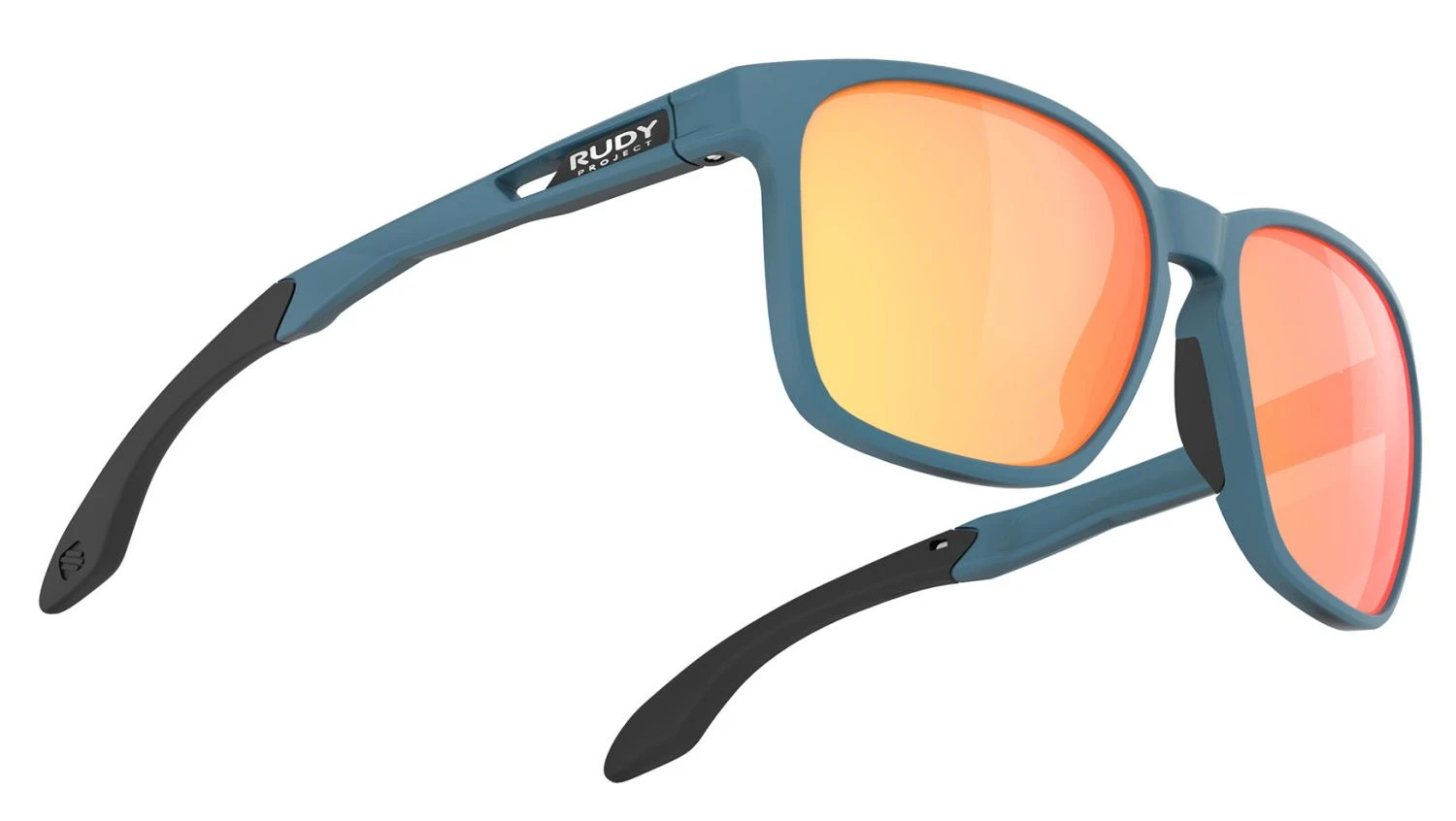 Rudy Project Lightflow A Sonnenbrille - Teal Matte / Multilaser Orange – Bild 3