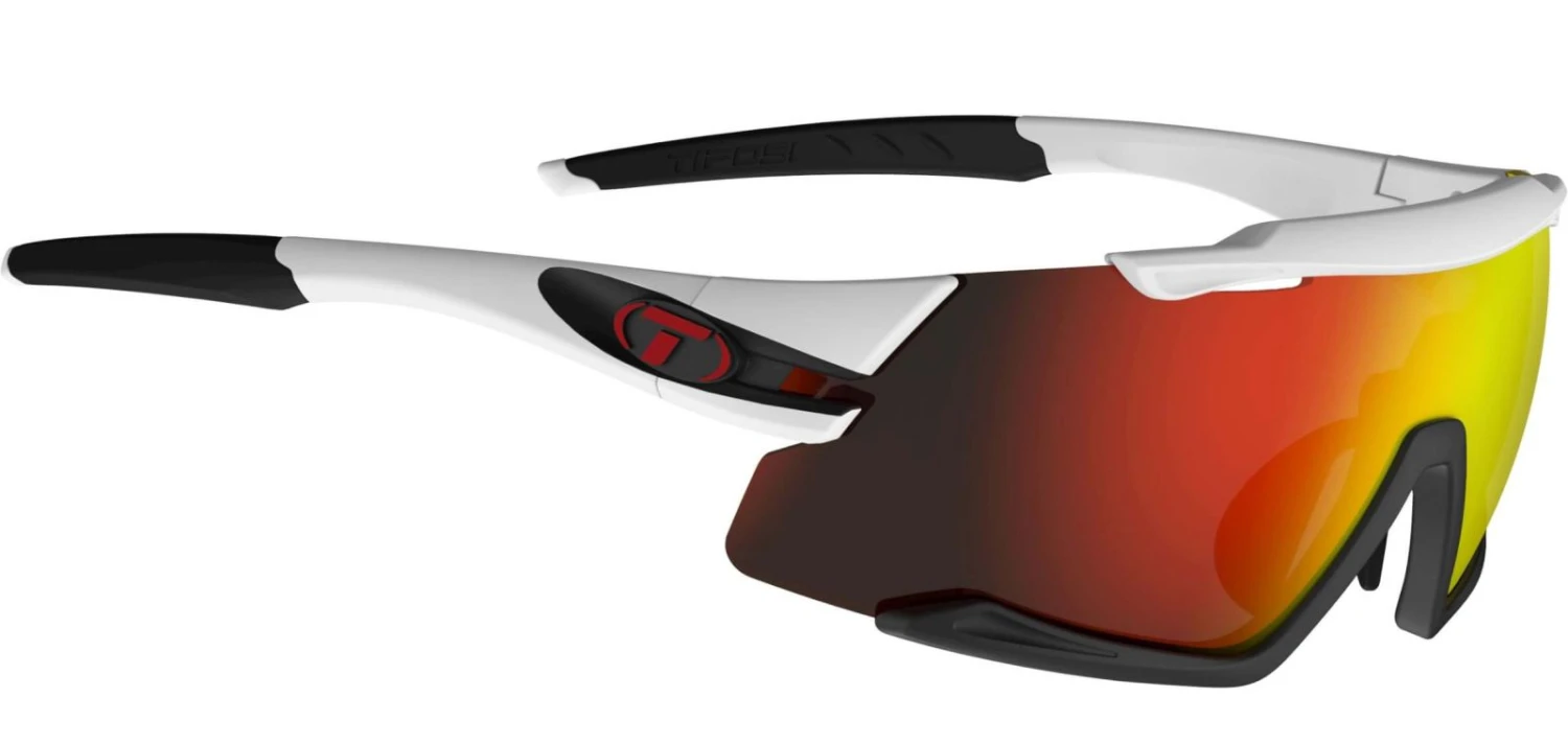 TIFOSI Aethon Sportbrille-white-black/Mirror Red – Bild 5