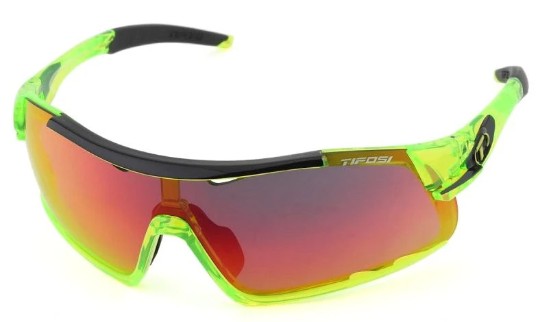 TIFOSI Davos Sportbrille-crystal Neon Green – Bild 2