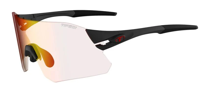 TIFOSI RAIL Sportbrille-Matte Black-Clarion Red Fototec