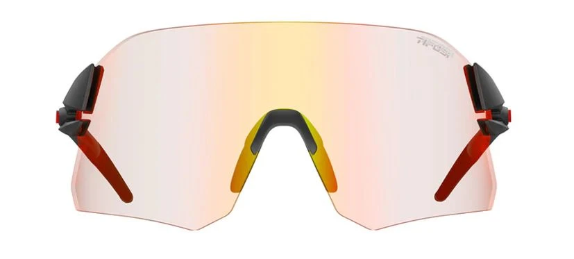 TIFOSI RAIL Sportbrille-Matte Black-Clarion Red Fototec – Bild 2