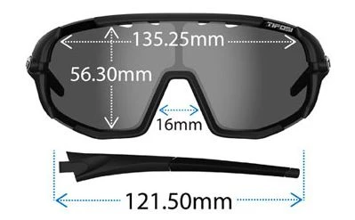 TIFOSI Sledge Sportbrille-crystal Red – Bild 5