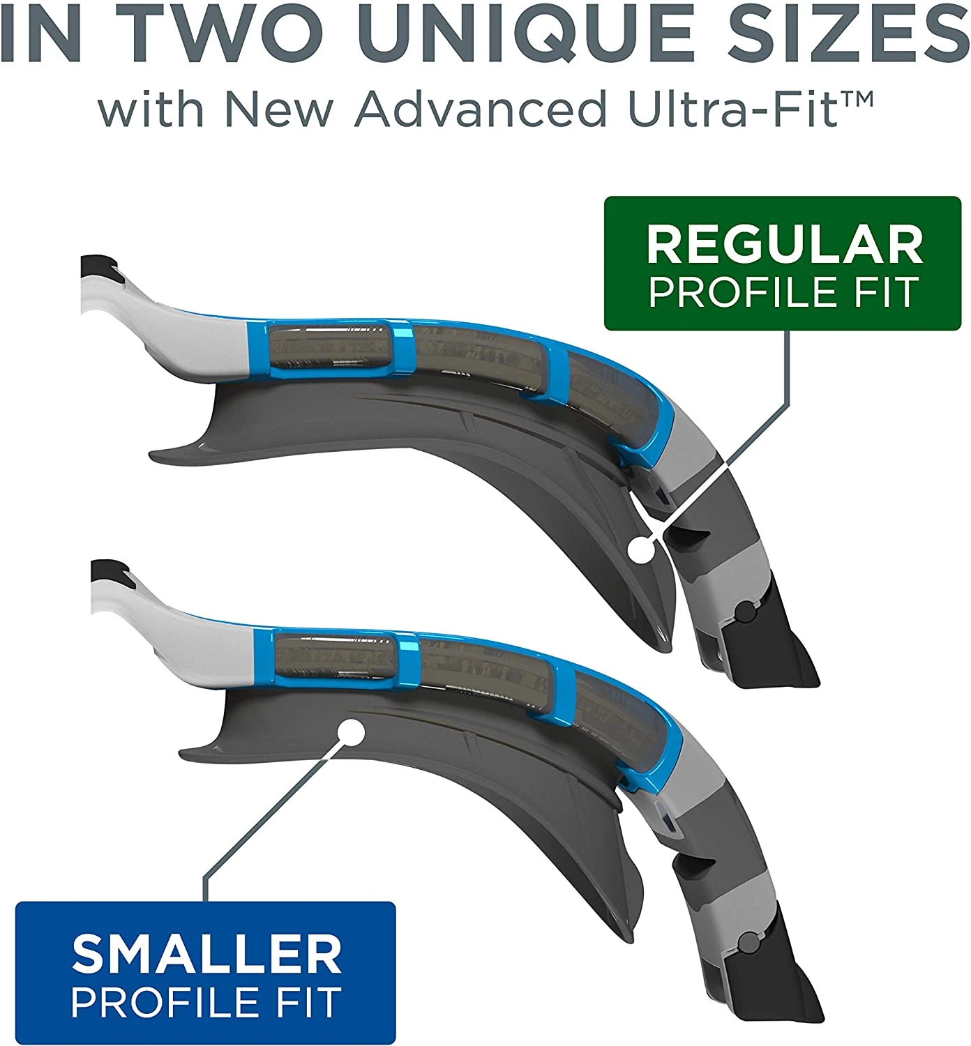 ZOGGS Predator Flex Schwimmbrille - Grey Blue / Tint Smoke – Bild 4