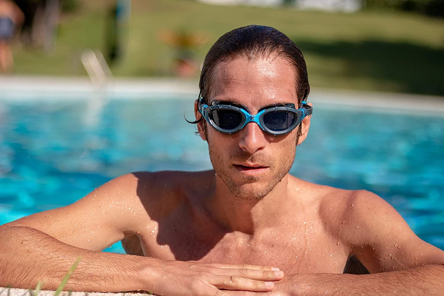 ZOGGS Predator Flex Schwimmbrille - Grey Blue / Tint Smoke – Bild 5