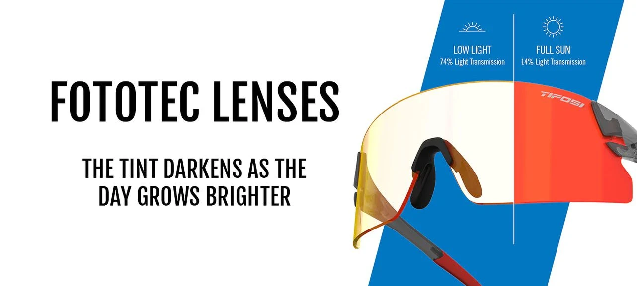 TIFOSI RAIL XC Sportbrille-Satin Vapor-Clarion Red Fototec – Bild 4