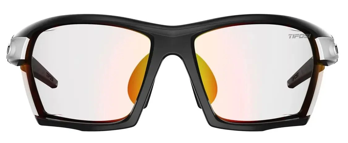 TIFOSI KILO Sportbrille-Black/White-Clarion Red Fototec – Bild 2