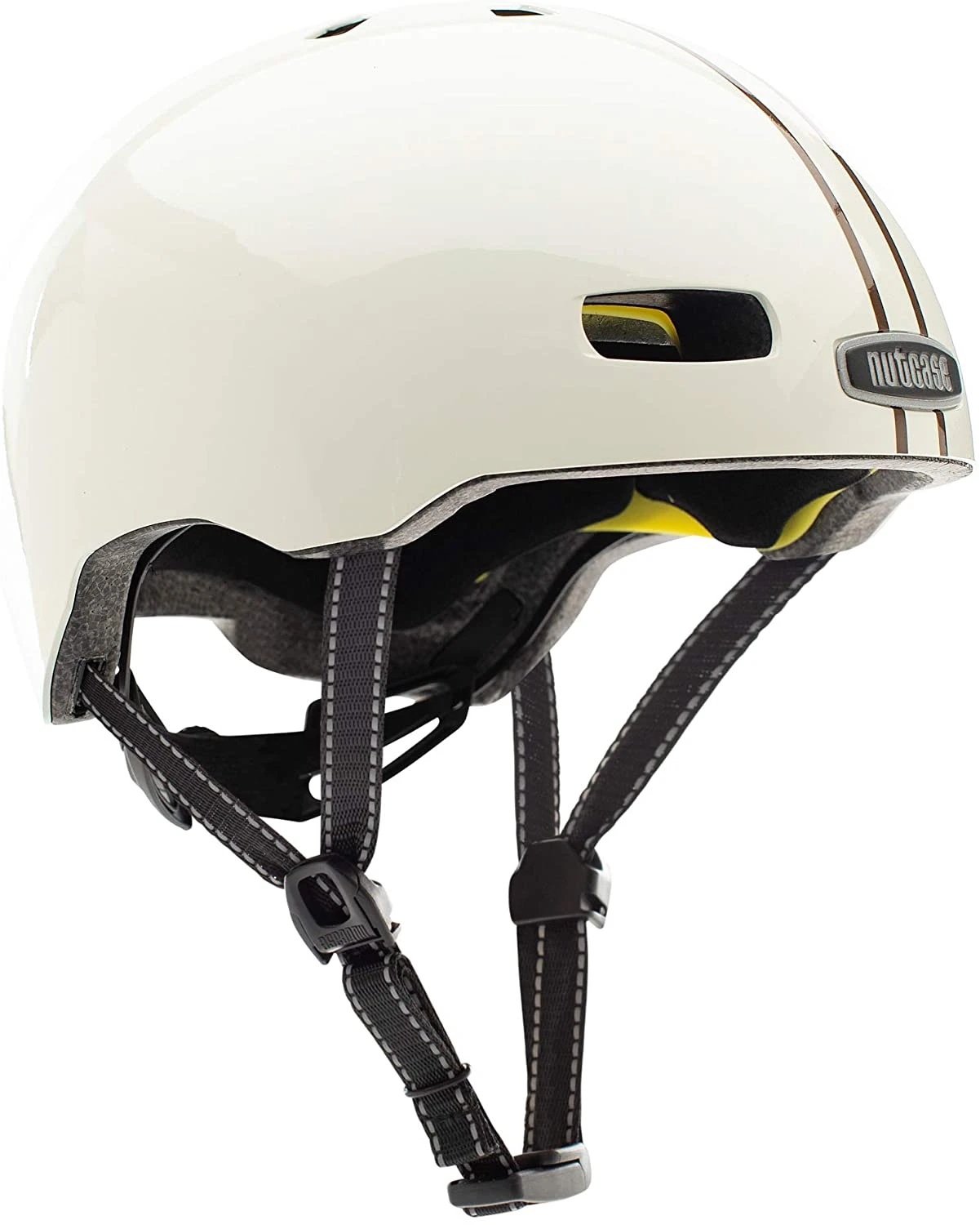 Nutcase Street Mips Fahrradhelm "Leather Bound Stripe" Gloss
