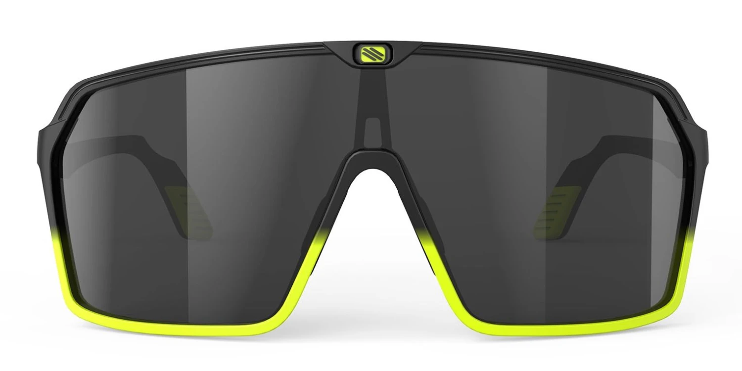 Rudy Project Spinshield Sportbrille - Black Fade Yellow Fluo Matte / Smoke Black – Bild 2