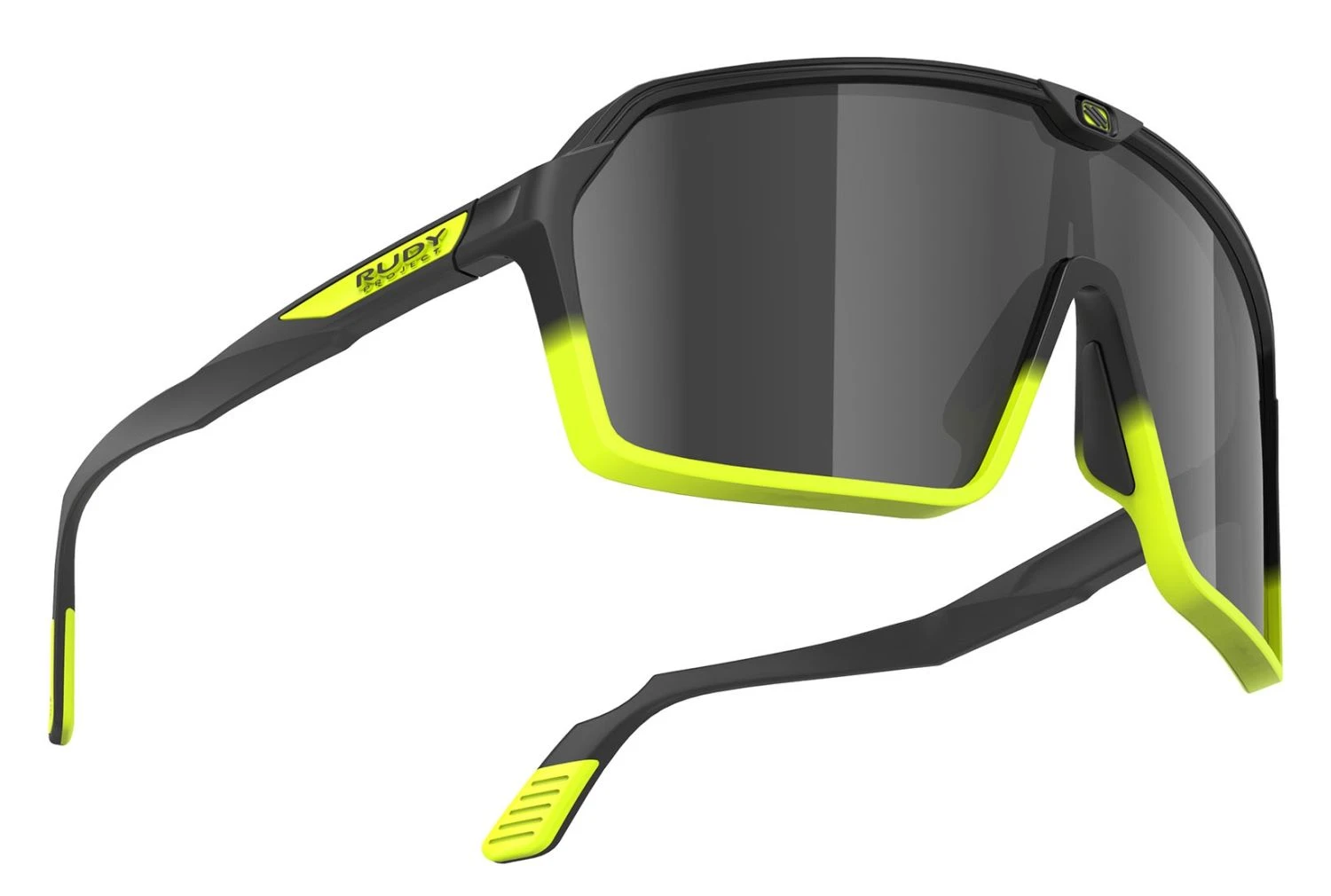 Rudy Project Spinshield Sportbrille - Black Fade Yellow Fluo Matte / Smoke Black – Bild 3