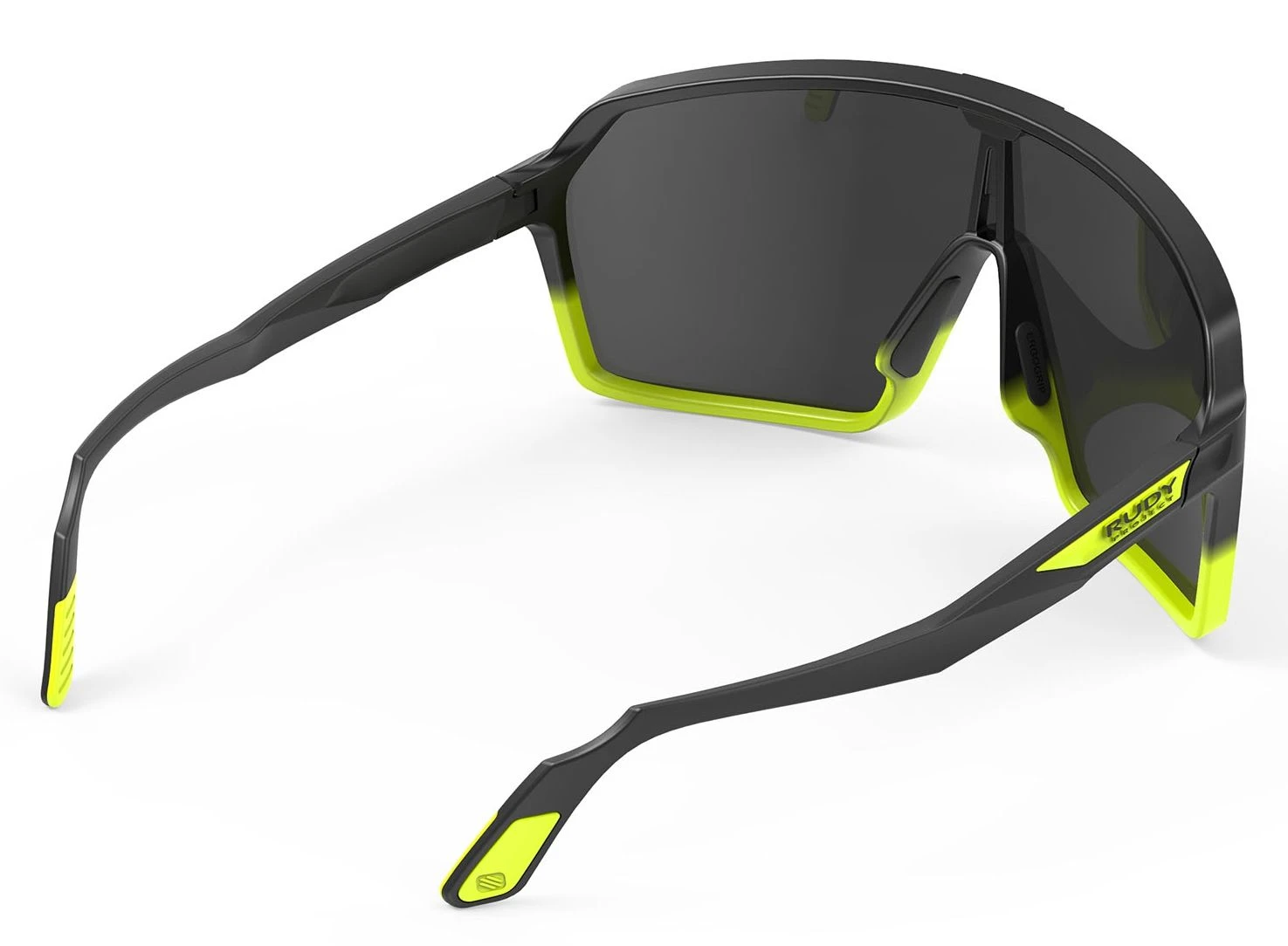 Rudy Project Spinshield Sportbrille - Black Fade Yellow Fluo Matte / Smoke Black – Bild 5