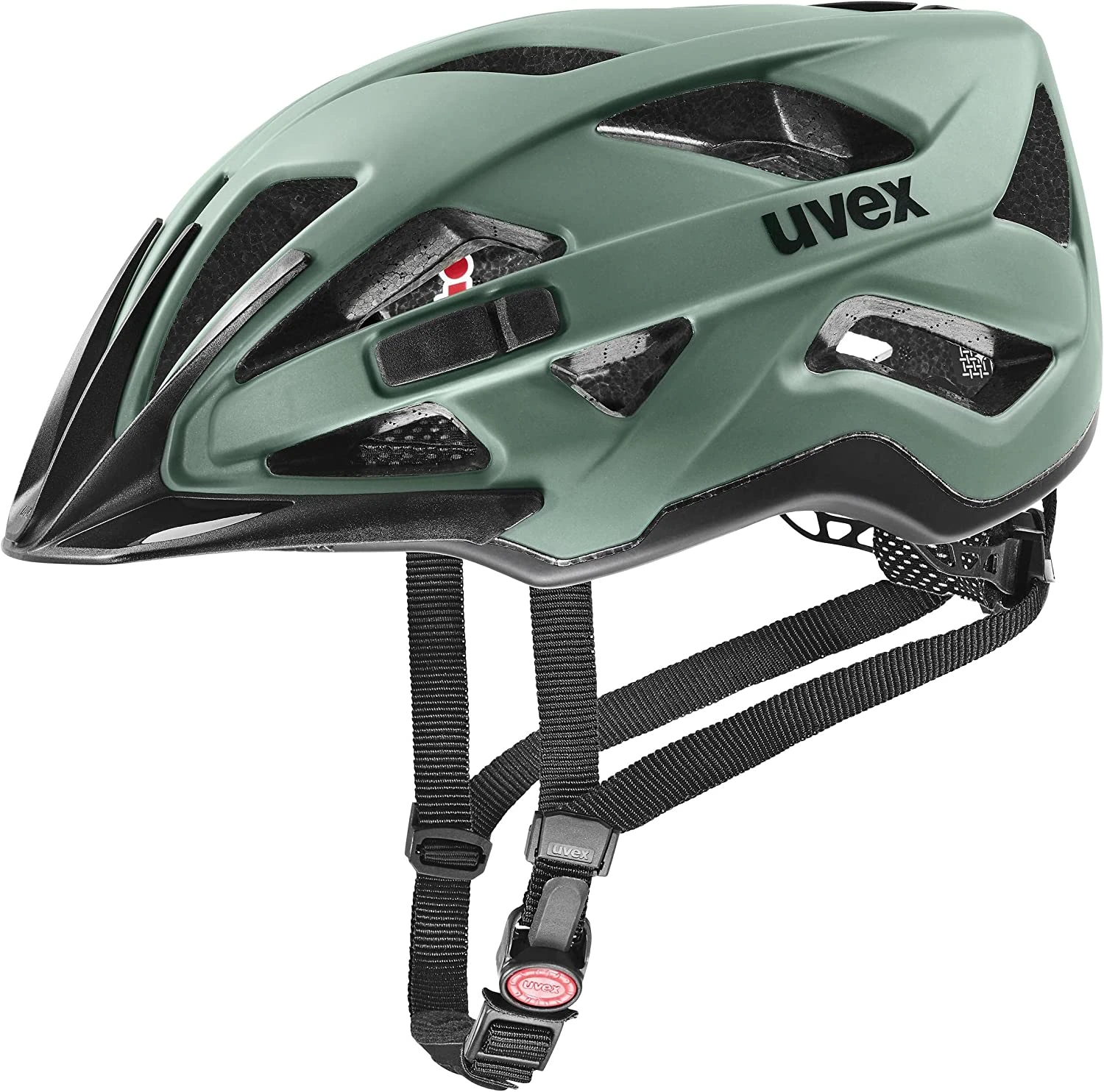 Uvex Active Cc Fahrradhelm - Moos Green Black Mat
