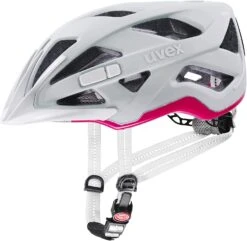 Uvex City Active Fahrradhelm - Papyrus-neon Pink Mat